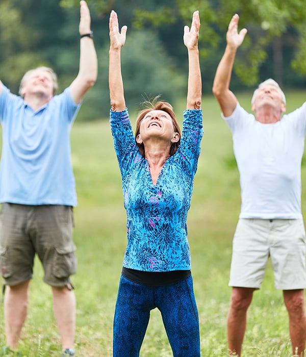 Yoga für ältere Menschen
